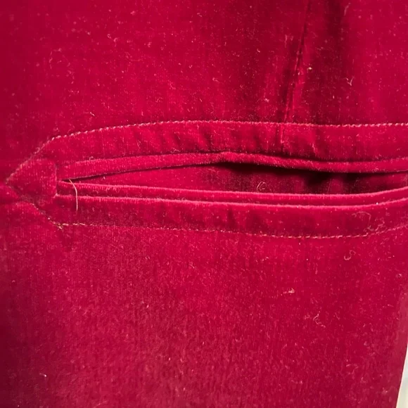 La Bonne Vie dark wine velvet blazer lined size 18 - Picture 8 of 9